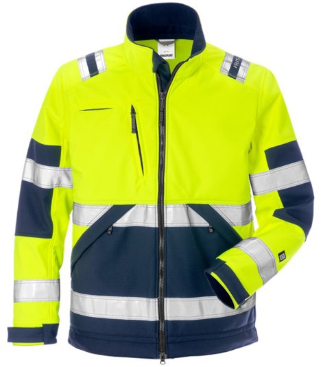 FRISTADS High Vis Softshell-JaKl. 2 4083 WYH EN 20