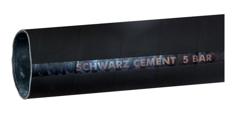 Transport-Förderschlauch SCHWARZ CEMENT 5 BAR