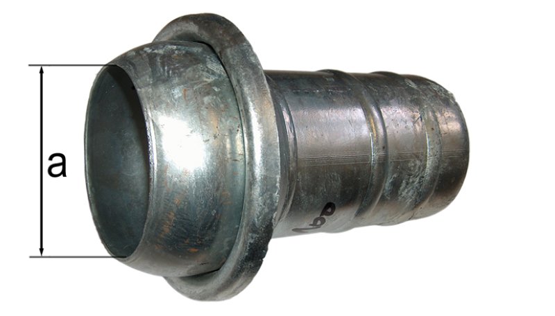 Kaiser, douille de tuyau avec pièce mâle (sphère/b