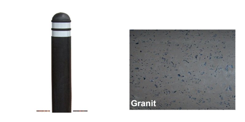 Borne routière universelle    Ø 138 mm, longueur 1