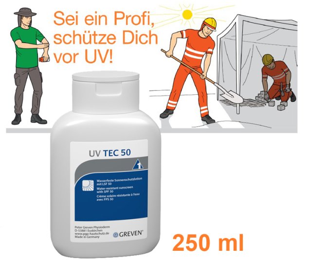 GREVEN UV Tec50               Lotion solaire avec